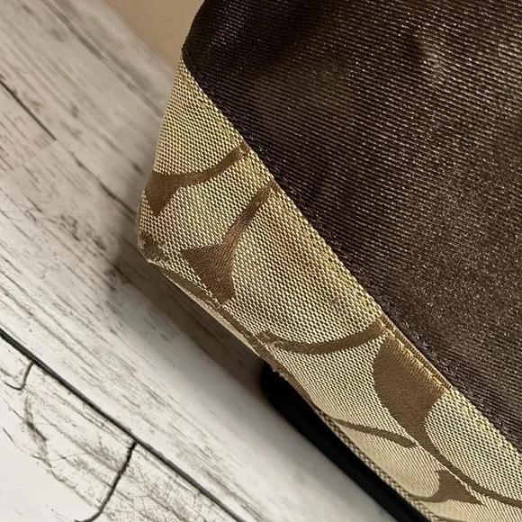 Coach Canvas Shoulder Bag - Picture 6 of 15